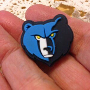 Memphis Grizzlies Sports Shoe Charm for crocs, NBA jibbitz  *2/8! 3/$10!